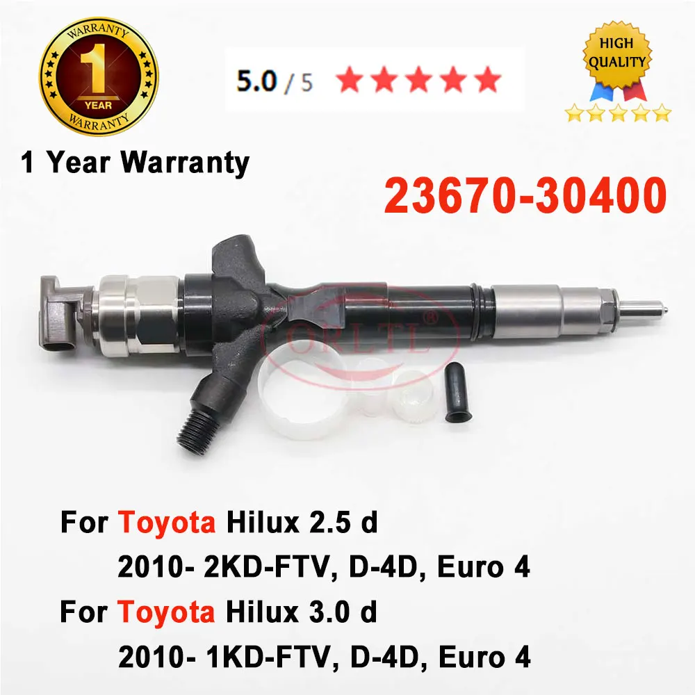 

Форсунки ORLTL 2367030400, 23670-30400, для Toyota Hilux 2,5/3. 0D 2010-2кд-1кд футов, Евро 4