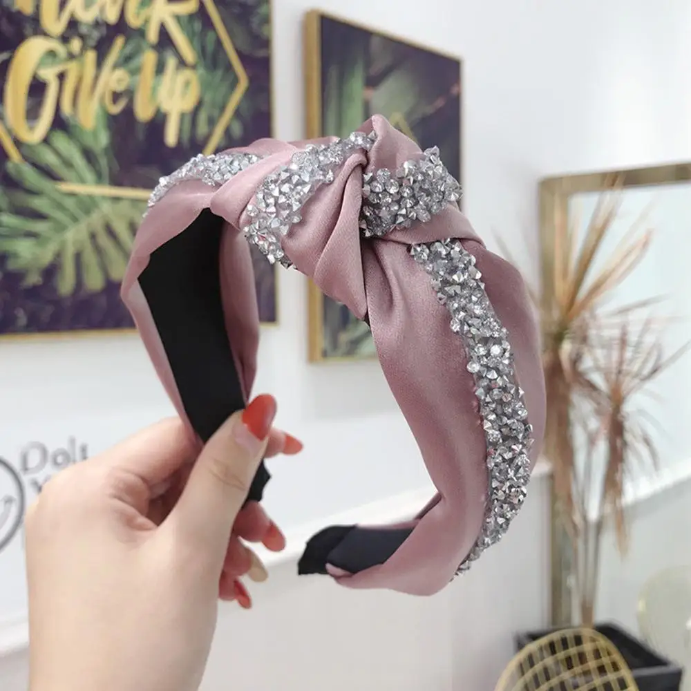 

Diamond shining Bow Women headband Sequin Hairband Elegant Ladies Hair Simple Sweet Girls Hair Headband Hair Accessories
