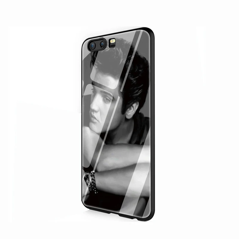 G10 EWAU Elvis Presley телефон из закаленного стекла чехол для Huawei P10 P20 P30 mate 20 Lite pro P Smart Y6 Y9 Honor 8X9 10 - Цвет: G10