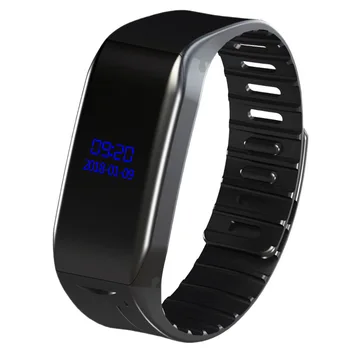 

Professional Digital o Voice Recorder Pen Activated Sound Dictaphone Wristband Bracelet Watch MP3 Player Wearable OLED S