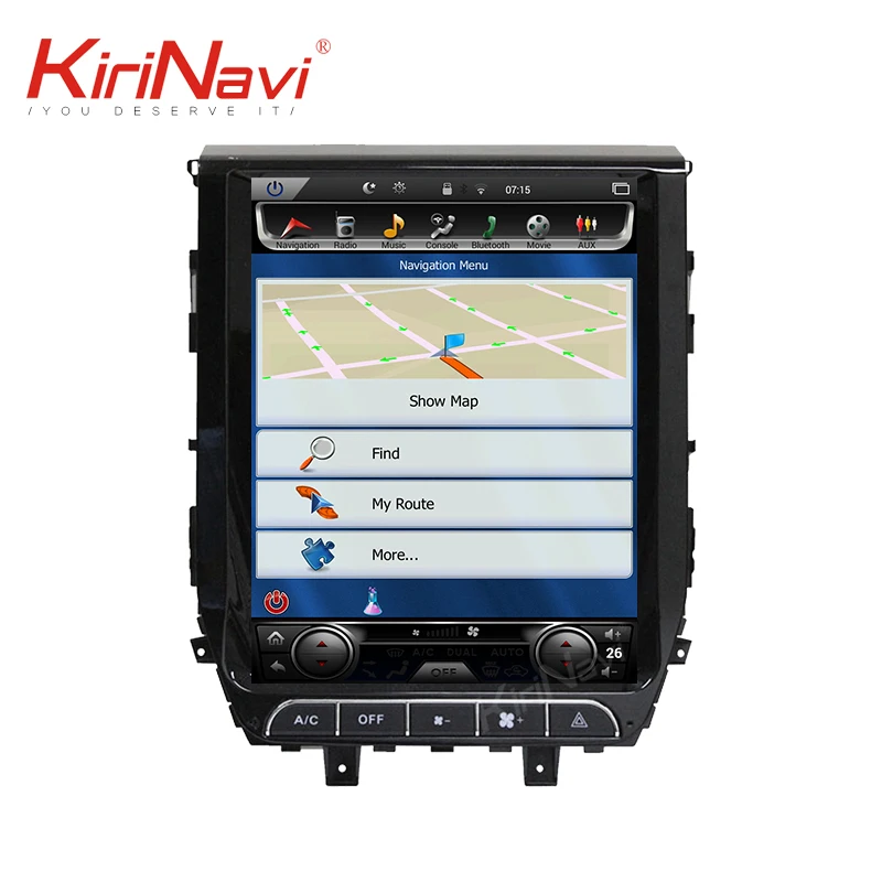Flash Deal KiriNavi Android 8.1 Car Radio Dvd Player For Toyota Land Cruiser LC200 Car GPS Multimedia Video Player 2016-2018 Navigation 4g 3