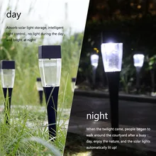 Упаковка из 5 солнечных батареек газон огни 7 цветов водонепроницаемые мини-лампочки для украшения сада I88#1