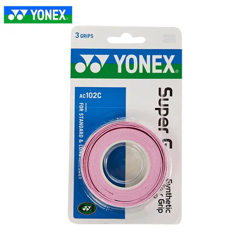 3 ручки Yonex качество хват для бадминтона тренировочный пояс нарукавник для тенниса лента ручки для бадминтона по заказу - Цвет: AC102C