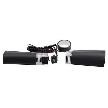 

CS-043A1 Temperature Adjustable Electric Motorcycle Hand Grip Heated Grips Handlebar Hand Warmers Fits Ship Shape