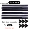 6pcs 0.5m track rail