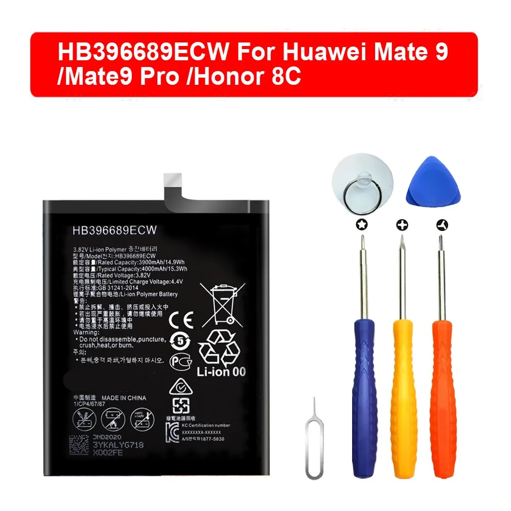 HB417094EBC HB396693ECW HB396689ECW HB436486ECW Батарея для huawei Коврики, 7, 8, 9, 10, акумуляторная батарея для huawei Коврики 9 10 Pro Honor 8C