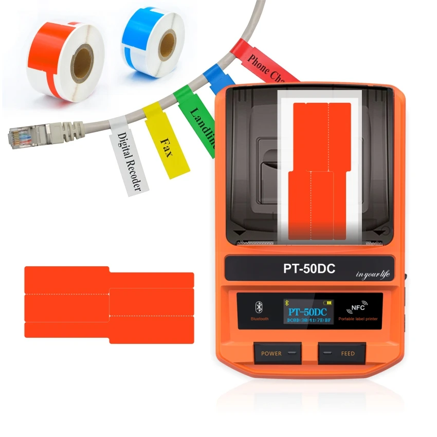 

Small Cheap Bluetooth Label Printer Machine Printing Without Ink For Industry Thermal Printer