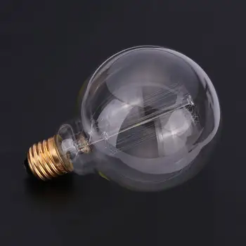 

Vintage Retro G95 Edison Incandescent Bulb Filament Lamp Light Household Amber