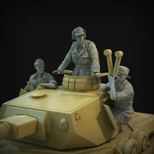 1/35 Resin Model Figuur Gk, Duitse Dak Torentje Set, Ongemonteerd En Ongeverfd Kit