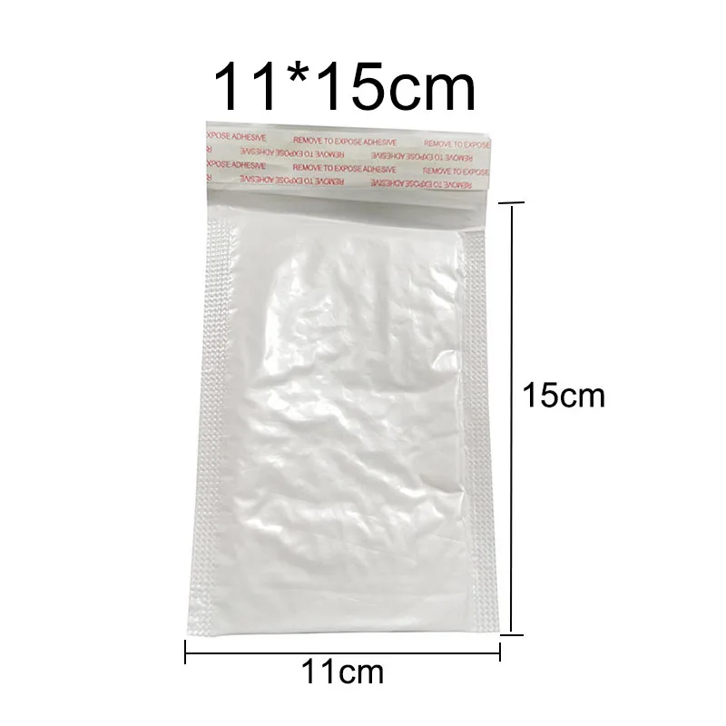 11 by 15cm 10 шт различных спецификаций белый мешок пенопласт конверт пенопластовая фольга офисный упаковочный конверт влагостойкий вибромешок - Цвет: 11 by 15cm