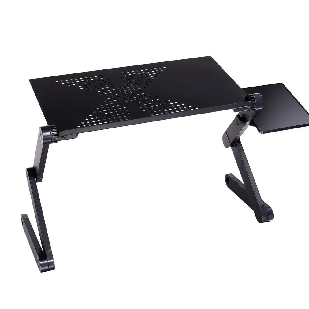 

Folding Laptop Table Computer Desk Bed Serving Tray Portable Mini Picnic Desk Notebook Hand Stand Reading Holder With Mouse Pad