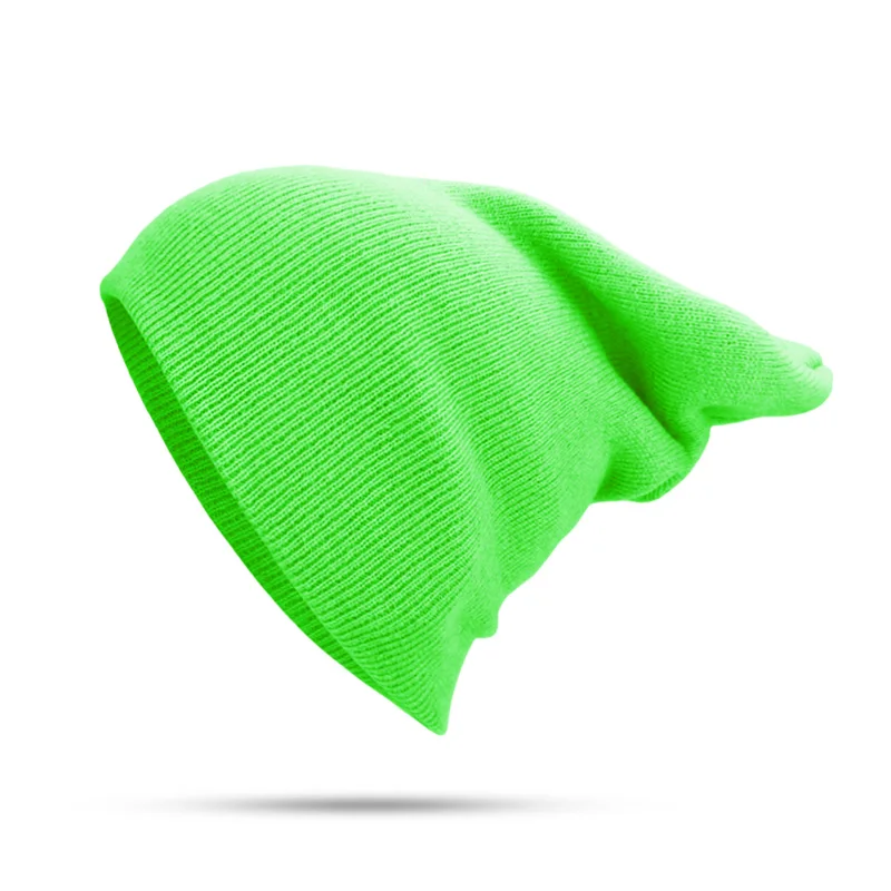 Knitted Beanies Hats Men Women Winter Spring And Autumn Solid Color Hedging Cap Outdoor Sports Thin Windproof Fashion Beanie Hat - Цвет: G