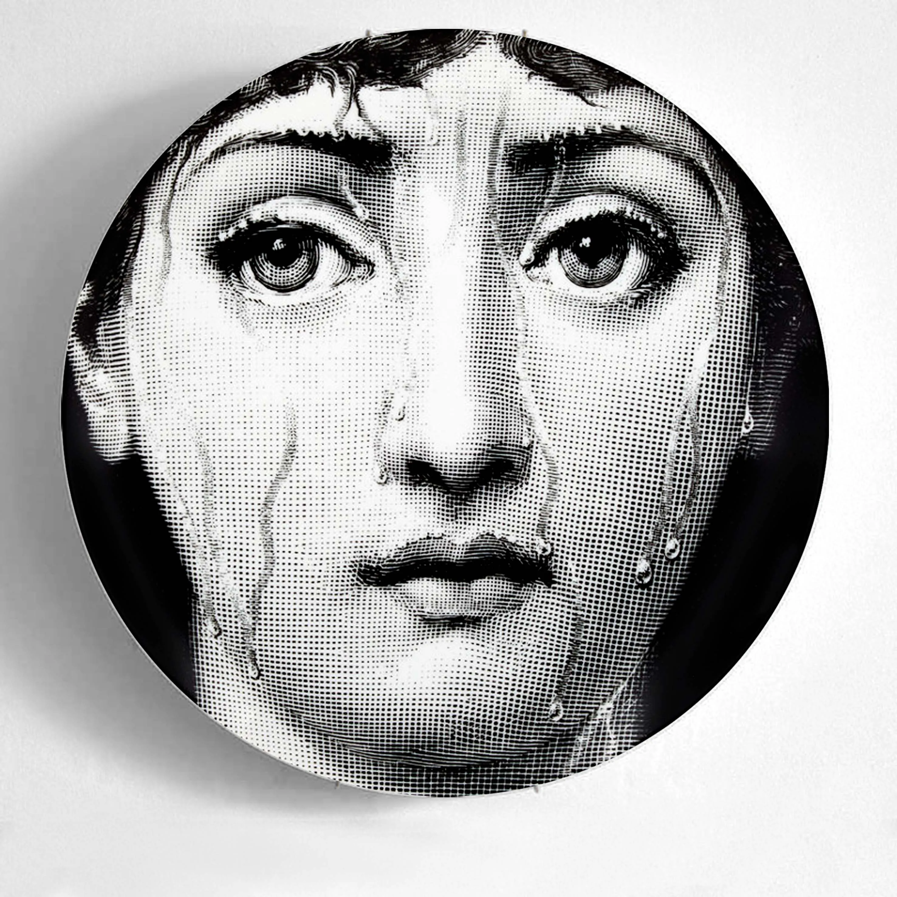 10 дюймов Fornasetti Тарелка настенная художественная тарелка Fornasetti ремесла керамическая домашняя декоративная тарелка rosenthal Piero Fornasetti - Цвет: 36