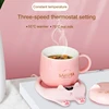 Electric Cup Heater with Phone Holder Coffee Mug Cup Mat Warmer Pad for Home Office Milk Tea Heating Coaster Gift for Friends 1