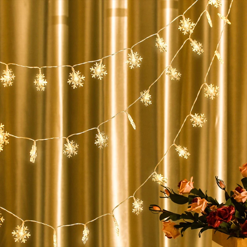 BRELONG LED Christmas Outdoor Light String Snowflake Waterproof 10LED Christmas Friends Party Wedding Decoration Lights
BRELONG LED Christmas Outdoor Light String Snowflake Waterproof 10LED Christmas Friends Party Wedding Decoration Lights