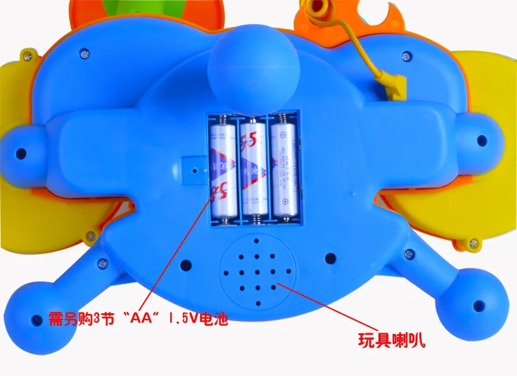 Ou rea 6632 Jazz Drum Baby Drum Kit электронный барабан Многофункциональный Детский музыкальный инструмент детская игрушка для раннего образования Q