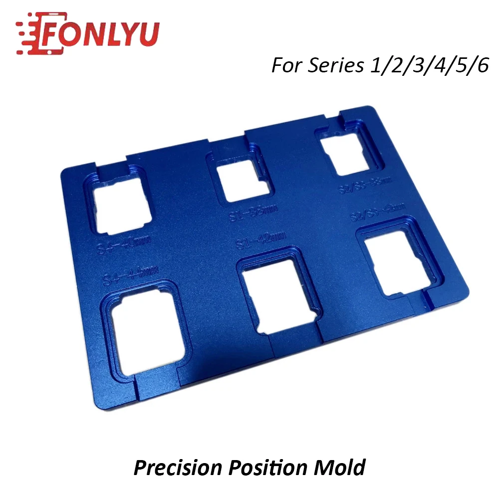 6 in 1 Precision Alignment Mould For Apple Watch Seires 1 2 3 4 5 6 Touch Panel Glass OCA Glue Laminating Mold Repair Tool Kit