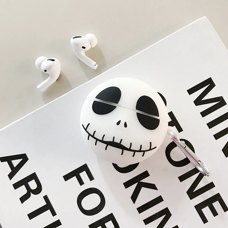 Роскошный светящийся чехол для гарнитуры Bluetooth для Apple Airpods Pro, силиконовые аксессуары для Хэллоуина, чехол для наушников