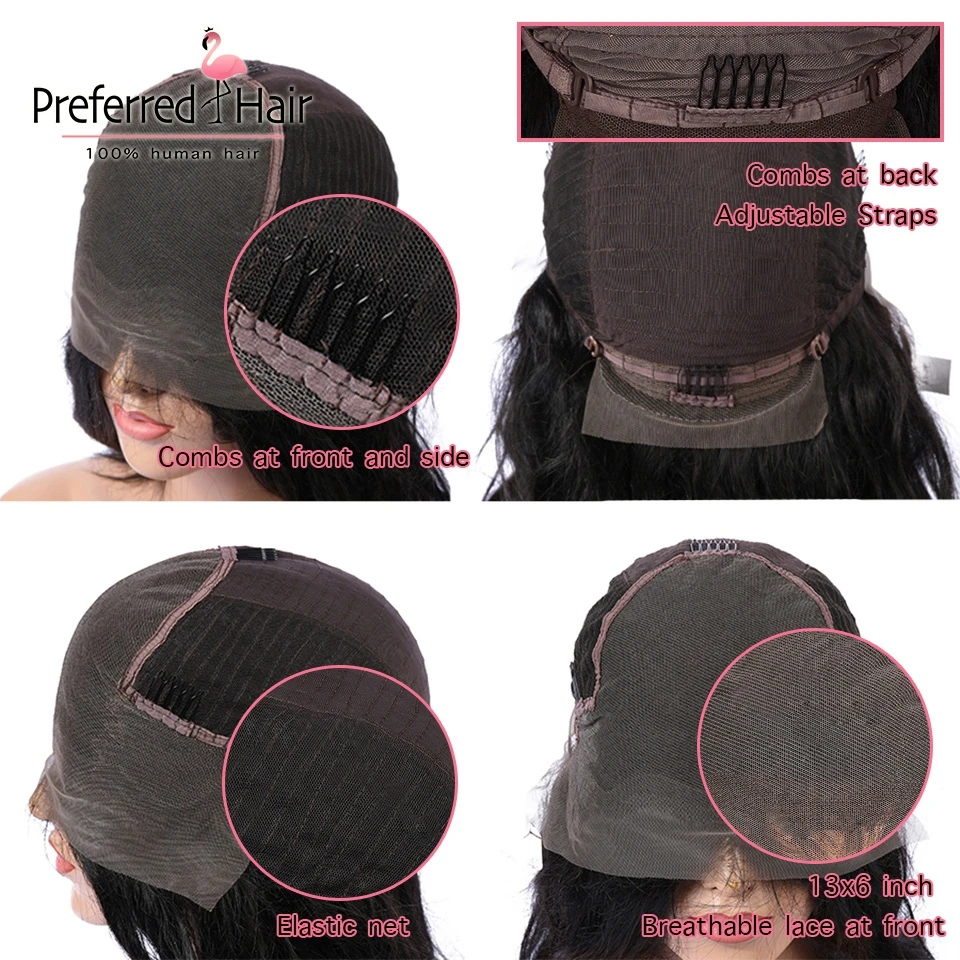 13.6 lace front wigs cap