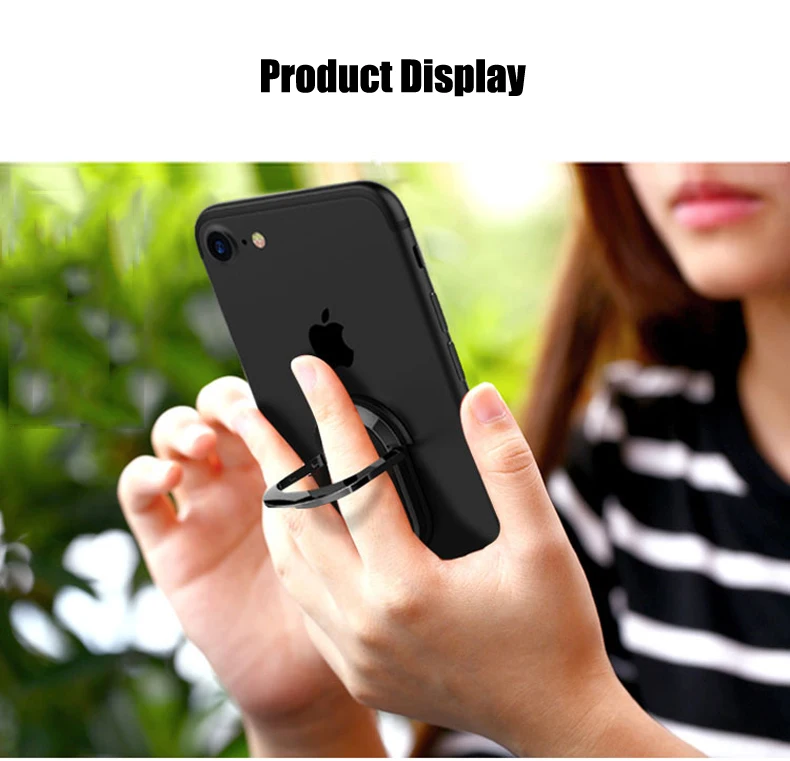 Ультра-тонкий палец кольцо держатель для samsung S9 360 градусов держатель подставка мобильный телефон палец подставка для IPhone X 8 7 6 планшет