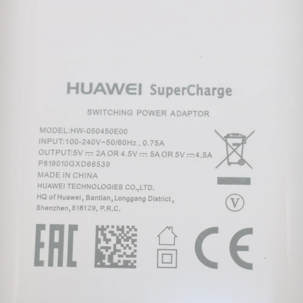 HUAWEI p30 P SuperCharge быстрое зарядное устройство с европейской вилкой 5A type C кабель для HUAWEI P9 P10 Plus P20 Pro mate 9 10 Pro mate 20 V10