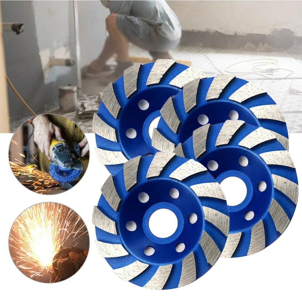 

Blue Grinding Wheels Metalworking CNC Concrete 100mm Diamond Replacement