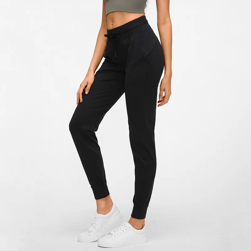 NWT/ночное белье с завязкой на талии Штаны Фитнес Для женщин впитывает пот и двумя