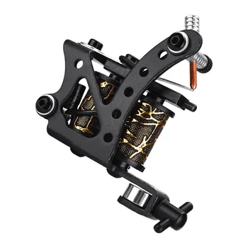 

1 Pc Tattoo Machine 8 Warps Coil Black Handmade Prime Durable Shader Tattoo Machine for Body Art