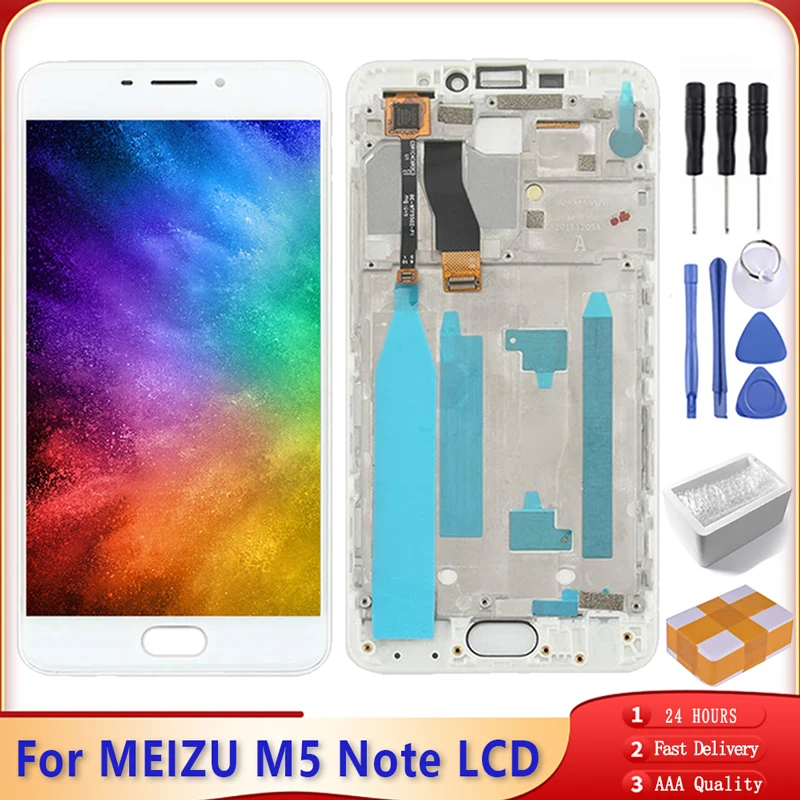 5 &quotдля Meizu M5 Note LCD дисплей M621Q M621M M621C M621H сенсорный экран дигитайзер с рамкой