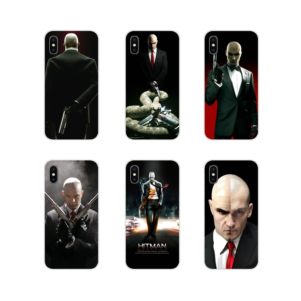Accessories Phone Bag Case Hitman 47 Double Pistols For Samsung Galaxy S3 S4 S5 Mini S6 S7 Edge S8 S9 S10 Lite Plus Note 4 5 8 9 | Мобильные