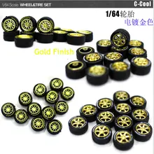 

1:64 Model Car Tire Wheel Modified Diecasts Alloy Rubber Toy Vehicles General Model Of Car Accessories
