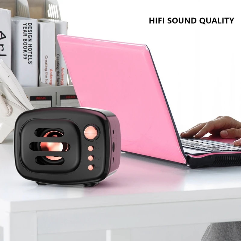 B11 Портативный ретро Bluetooth динамик USB музыкальный аудио плеер Открытый громкий динамик коробка мини беспроводной TF музыкальный сабвуфер