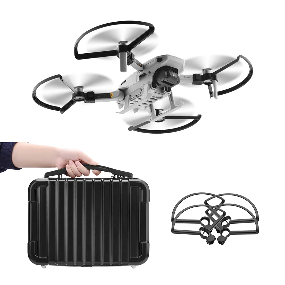 Buy Carrying case For DJI Mavic Mini Drone Hard shell Handheld Storage Bag Waterproof bag suitcase Quick Release Propeller Protector