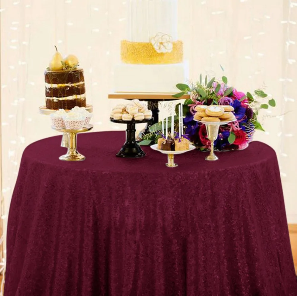 sequin table cloth11