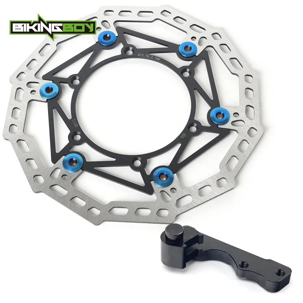 BIKINGBOY 270mm Front Brake Disc Disk Rotor Bracket For Yamaha YZ 250 F