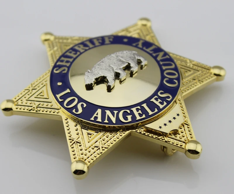 Classic LASD LA COUNTY SHERIFF/ DEPUTY SHERIFF, Replica Movie Prop Pin Badge