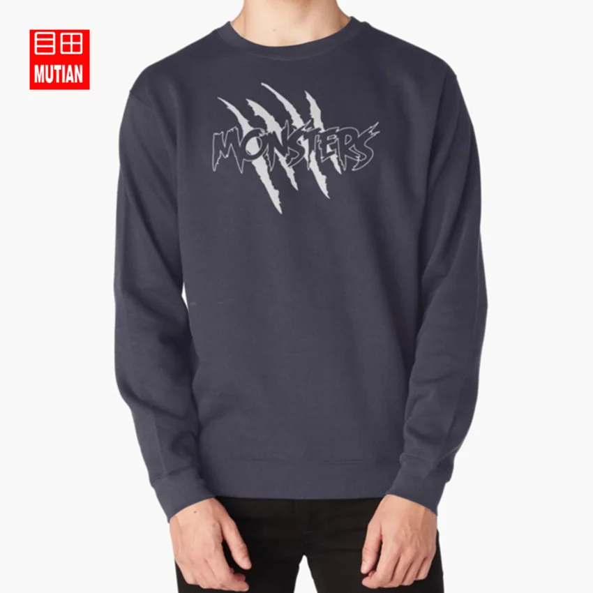 Монстры товары толстовки кофты Монстры товары дабстеп - Цвет: navy-sweatshirt