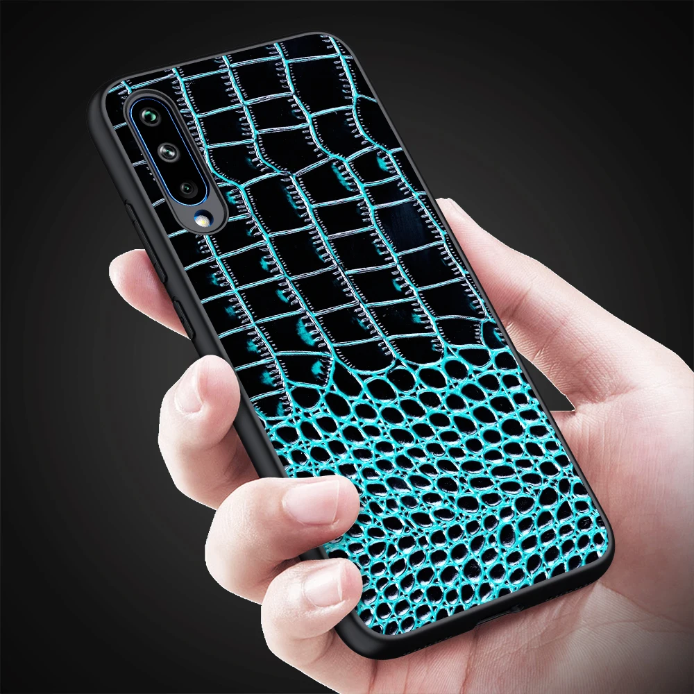 

Crocodile Pattern Genuine Leather Back Cover Phone Case For Huawei P20 Lite P Smart Z Y9 Prime Y6 Prime 2019 Mobile Phone Shell