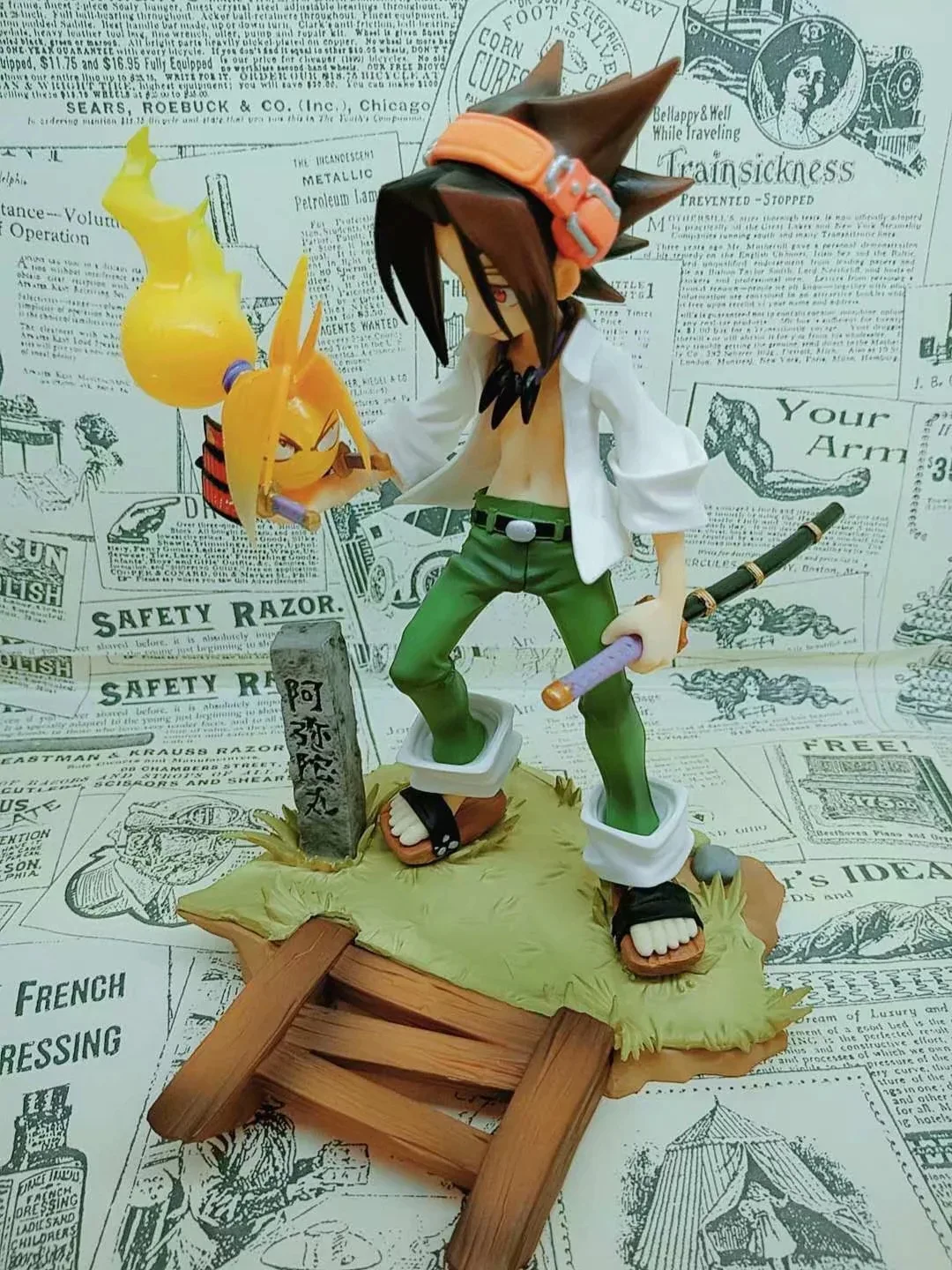 Диффузный динамический квадратный аниме artfxj Shaman King льняные склад лист Амитабха таблетки Феи земли в штучной упаковке Гараж Комплект