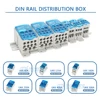 UKK 80A Din Rail Terminal Blocks One in several out Power Distribution Block Box Universal Electric Wire Connector Junction Box ► Photo 3/6