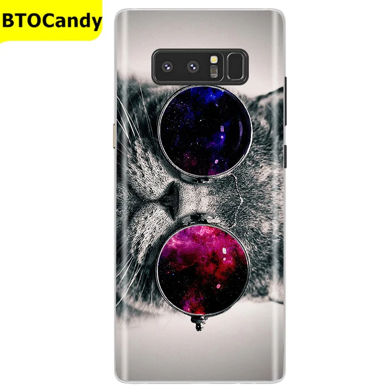 For Samsung Galaxy Note 8 Case N950F N950 Soft Tpu Silicone Case For Samsung Galaxy Note 8 Note8 Back Phone Cases Coque Fundas mous wallet Cases & Covers