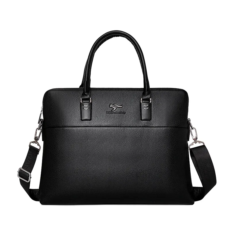 

Daishu Men's Bag Men Bag Handbag Carrying Briefcase Men's Business Shoulder Bag Men's PU Leather Leisure Bag Shoulder Bag