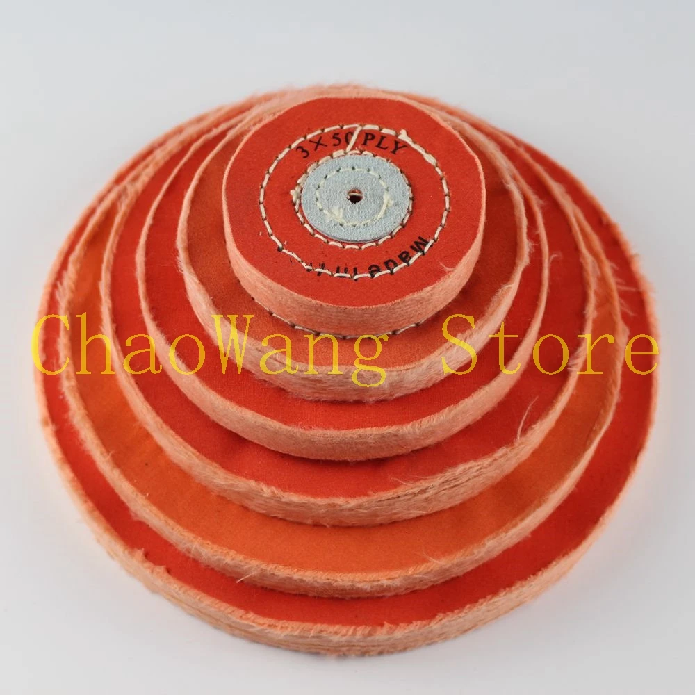 

1PC Jewelry Polishing wheel Cotton Polishing Buffs RED Muslin Buffs
