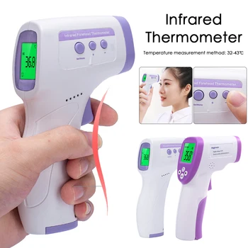 

2020 Infrared Thermometer Forehead Body Non-Contact Thermometer Baby Adults Outdoor Home Digital Infrared Fever Ear Thermometer