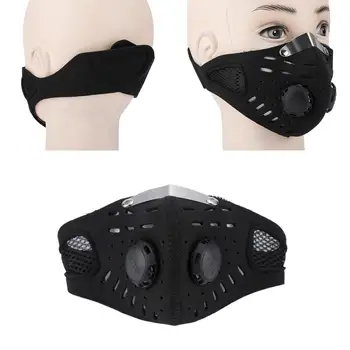 

1Pc Man Women Winter Outdoor Sport Motorcycle Bike Warm Breathable Half Face Mask bicycle cycling Mask mouth-muffle with filter
