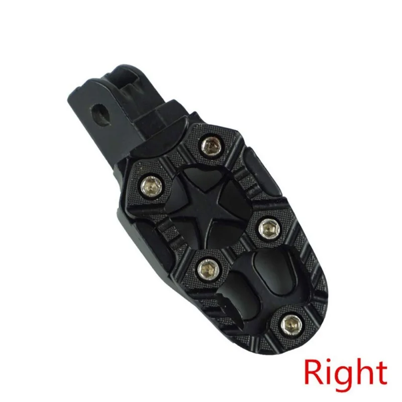 Универсальные 2 шт 8 мм Металлические мотоциклетные подставки для ног подножки Опора с педалью с пружиной внедорожные аксессуары для автостайлинга