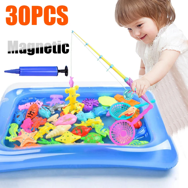 Детская Магнитная игрушка для мальчиков и девочек игрушки рыбалки набор GYH