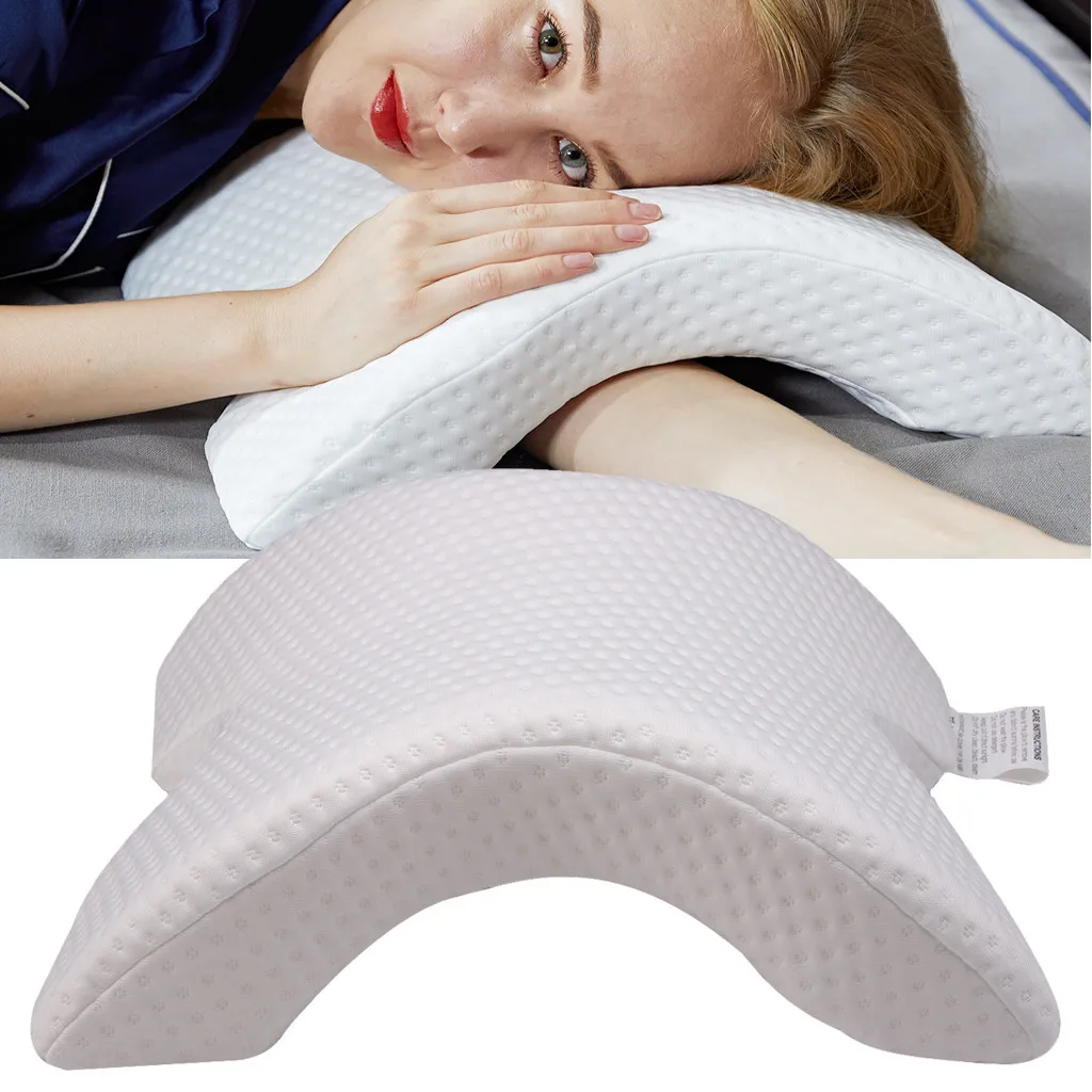 

Gajjar Memory Foam Bedding Pillow Neck Protection Slow Rebound Multifunction Memory anti-pressure Hand Pillow Health Neck 805W