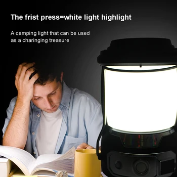 

USB Rechargeable Outdoor Lamp Multifunctional Emergency Camping Portable Light Multi-function Long Shots Lamp Hunting
