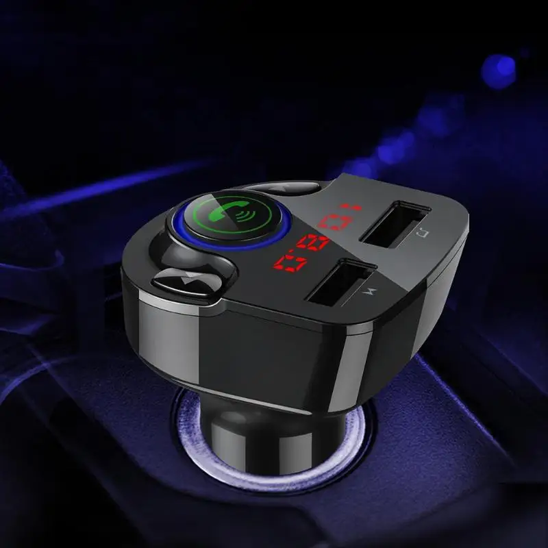 Автомобильный комплект с fm-передатчиком, Handsfree, G32, fm-передатчик, Bluetooth, Handsfree, автомобильный комплект, TF, MP3 плеер, двойное USB зарядное устройство